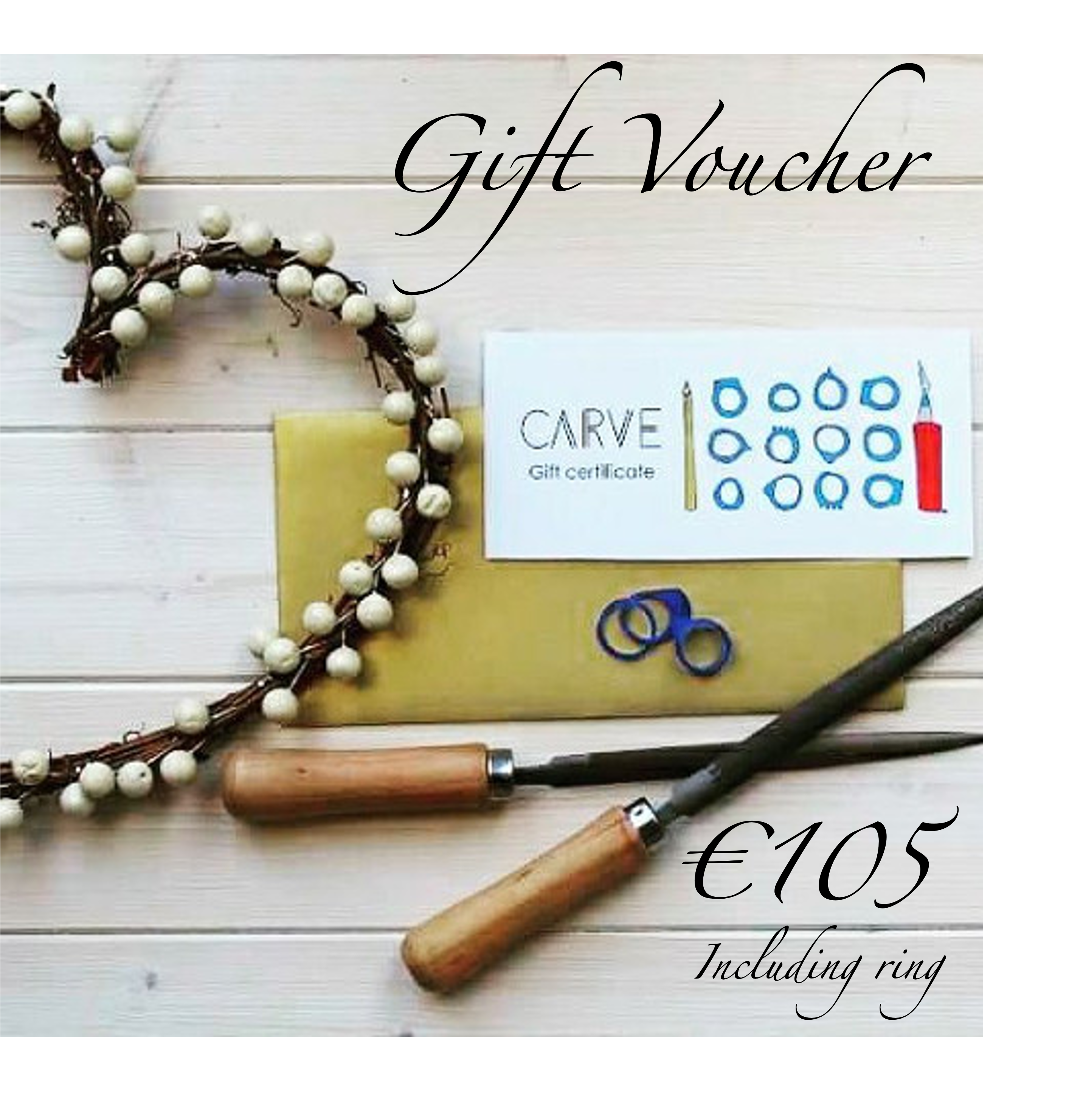Gift Voucher for workshop experience (Casting of sterling silver ring included) 