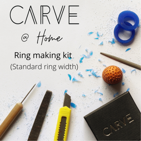 Carve @ Home ring carving kit - Standard wax